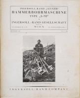 cca 1920 Ingersoll-Rand Gesellschaft M. B. H. Wien cég prospektusa, német és angol nyelven, átkötött...