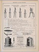 1913 Heinrich A és Fiai vas-nagykereskedésének árjegyzéke. Bp., Nyugat-ny. Kissé kopottas, kissé fol...