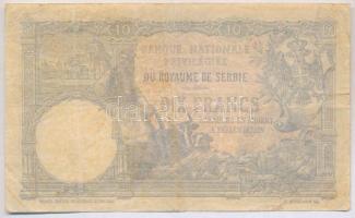 Szerbia 1893. 10D T:III,III-
Serbia 1893. 10 Dinara C:F,VG