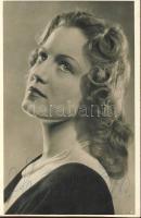 Szörényi Éva színésznő aláírt fotólapja