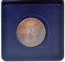 Szabó Géza (1939-) DN "IV. Béla Király Bullája" Ag emlékérem dísztokban, tanúsítvánnyal (33,81g/0.925/42,5mm) T:1- kis patina