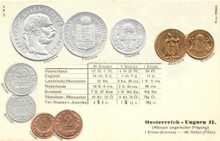 Österreich-Ungarn II. / Austro-Hungarian set of coins, Emb.
