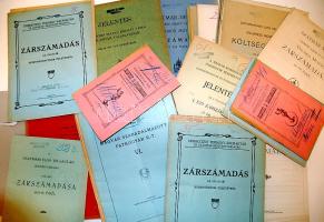 cca 1890-1940 67 db érdekes nyomtatvány