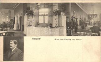 Temesvár, Timisoara; Horgony Nagy Kávéház, belső / Grand Cafe interior