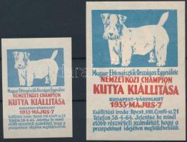 1933 Nemzetközi Kutyakiállítás R!