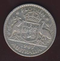 Ausztrália 1947. 1Fl Ag T:3