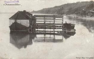 Mohács, Dunai malom, Eilingsfeld János felvétele / Dunaumühle, Fotogr. Kap. Eilingsfeld (lyuk / hole)