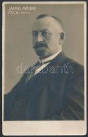 cca 1910 Jacobi Arnold MLSZ-alelnök, fotólap, 14×9 cm