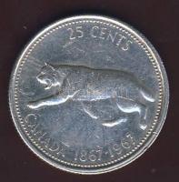 Kanada 1967. 10c Ag + 25c Ag + 1$ Ag "Centennial" T:2+