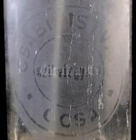 Szódásüveg, Ócsa. Csáki István jelzéssel