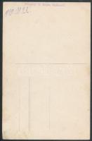 1919 Rakovník (Csehország), kerékpáros fotója, hátulján feliratozva, 14×9 cm