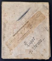 cca 1900-1910 Lugos és környéke, 1:200.000, K.u.K. Geographisches Institut, vászonra kasírozva, kiss...