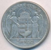 1930. 5P Ag "Horthy jobbra" T:2-,3
Adamo P8