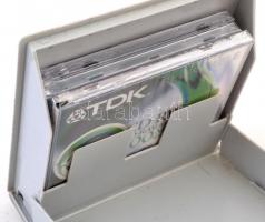 3 db, üres bontatlan újraírható CD lemez műanyag tartóban