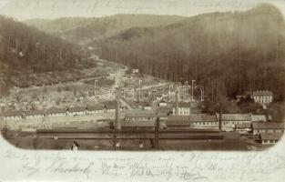 ~1900 Anina, Stájerlakanina, Steierdorf; vasgyár / iron factory, photo (fl)