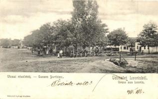 Lovrin, utcakép, Gilsdorf György kiadása / street view