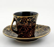 Tigris mintás retro kávés készlet 5 személyes. Jelzett, hibátlan