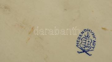 Herendi Eton mintás tálca, kézzel festett, jelzett, hibátlan, 40×26 cm