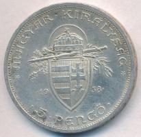 1938. 5P Ag "Szent István" T:1-,2
Adamo P8.1