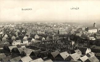 Budaörs, látkép a temetővel, photo