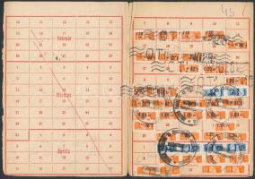 1949 OTI bélyeglap 74 bélyeggel