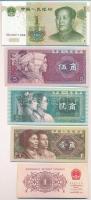 Kína 1962. 1J + 1980. 1J + 2J + 5J + 1999. 1Y T:I,I- China 1962. 1 Jiao + 1980. 1 Jiao + 2 Jiao + 5 Jiao + 1991. 1 Yuan C:UNC,AU