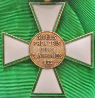 1939. "Magyar Érdemrend Nagykeresztje" aranyozott, zománcozott Ag kitüntetés nem eredeti v...