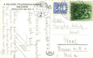 1938 Érsekújvár, Nové Zamky; bevonulás / entry of the Hungarian troops, So. Stpl