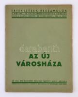 1942 Értekezések, beszámolók a műszaki és gazdaságtudományok köréből, 2. füz.: Az új városháza. Bp., Magyar Mérnök- és Építész-egylet. Tűzött papírkötésben, jó állapotban.