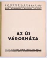 1942 Értekezések, beszámolók a műszaki és gazdaságtudományok köréből, 2. füz.: Az új városháza. Bp.,...