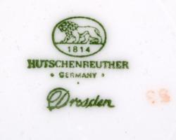 Hutschenreuther jelzett német porcelán teáskészlet. Hat személyes, komplett. hibátlan / Tea set for ...