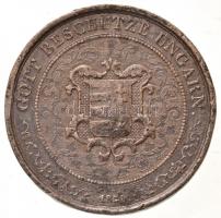 ~1849. "Kossuth Lajos született 1806. április 27. / Isten óvja Magyarországot - 1849." fém...