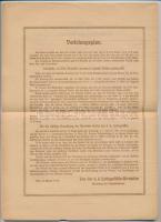 Ausztria 1908. "XXVI. Császári és Királyi Állami Sorsjáték" német nyelvű tájékoztatója + A...