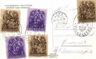1938 Léva, Levice; bevonulás, piac, Singer Izidor, Ignác Trebitsch, Pál L., Vámos, Borcsányi és Cser...
