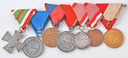 1898. "Jubileumi Emlékérem Polgári Alkalmazottak Számára" Br kitüntetés mellszalaggal + 19...