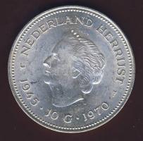 Hollandia 1970. 10G Ag "Julianna és Wilhelmina"  T:2+