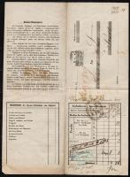 1853 Kaiser-Ferdinands-Nordbahn fuvarlevél
