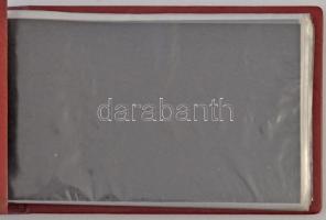 39 lapos bankjegytartó / FDC album, ~12x22cm-es lapokkal, használt, jó állapotban