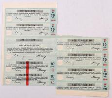 Budapest 1941. "Salgó-Tarjáni Kőszénbánya Részvény-Társulat" 10 részvénye összesen 300P-rő...