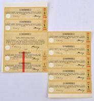 Budapest 1935. "Salgó-Tarjáni Kőszénbánya Részvény-Társulat" részvénye 30P-ről, magyar-ném...