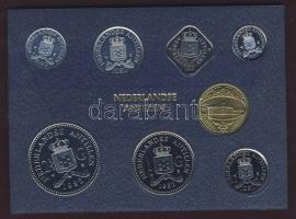 Holland Antillák 1982. Forgalmi sor szettben 7klf + zseton 1c-2 1/2G T:1 Csak 10.000 db!