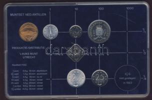 Holland Antillák 1983. Forgalmi sor szettben 6klf + zseton 1c-1G T:1