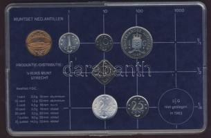 Holland Antillák 1983. Forgalmi sor szettben 6klf + zseton 1c-1G T:1