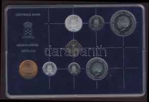 Holland Antillák 1984. Forgalmi sor szettben 7klf + zseton 1c-2 1/2G T:1