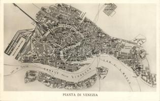 Venice, Venezia; Pianta / map