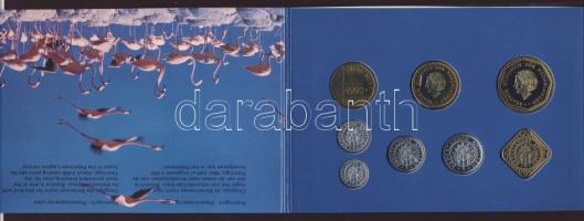Holland Antillák 1992. Forgalmi sor szettben 7klf + zseton 1c-2 1/2G T:1