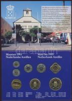 Holland Antillák 1993. Forgalmi sor szettben 7klf + zseton 1c-2 1/2G T:1 Csak 8560db!