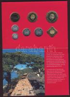 Holland Antillák 1994. Forgalmi sor szettben 7klf + zseton 1c-2 1/2G T:1 Csak 9000db!