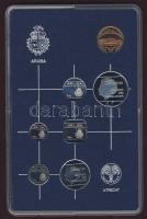 Aruba 1986. Forgalmi sor szettben 5klf + zseton 5c-2 1/2G T:1