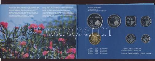 Aruba 1988. Forgalmi sor szettben 5klf + zseton 5c-2 1/2G T:1